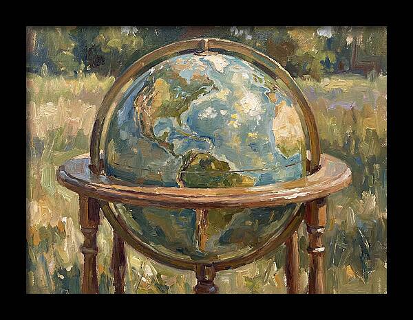 Globe Surrounded By Nature
