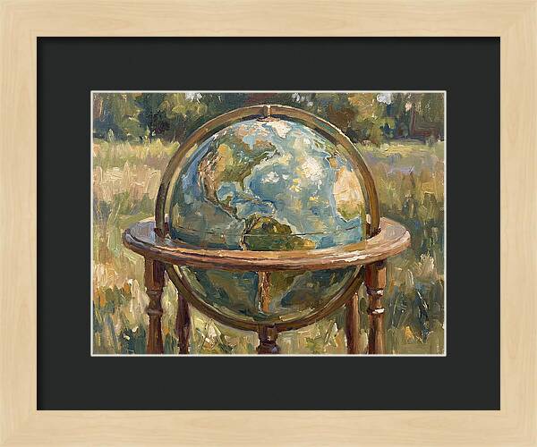 Globe Surrounded By Nature