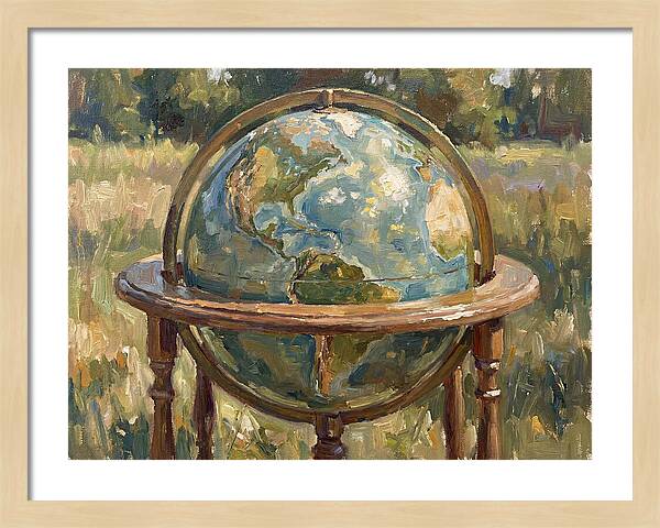 Globe Surrounded By Nature