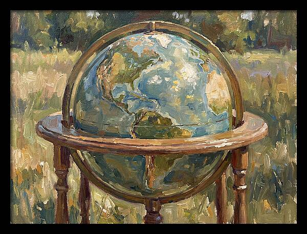 Globe Surrounded By Nature