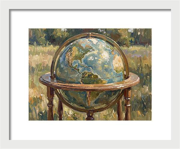Globe Surrounded By Nature