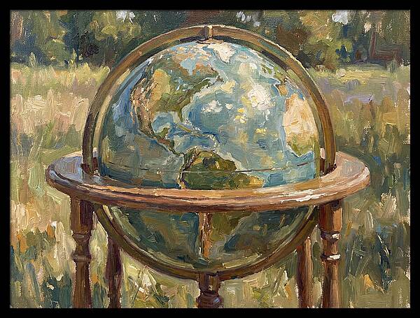 Globe Surrounded By Nature