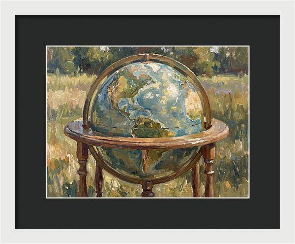 Globe Surrounded By Nature