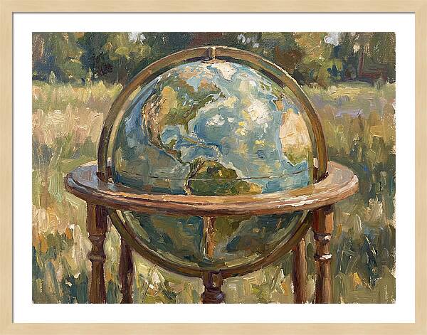 Globe Surrounded By Nature