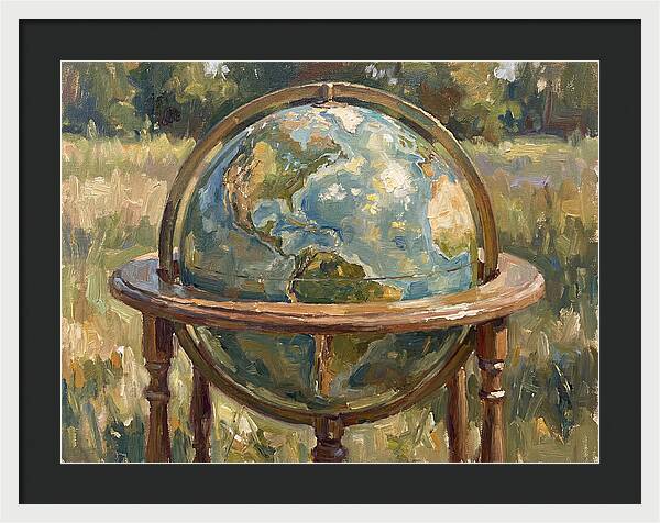 Globe Surrounded By Nature