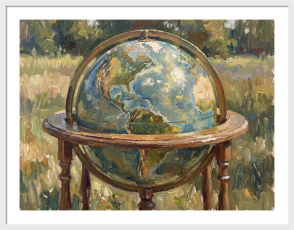 Globe Surrounded By Nature