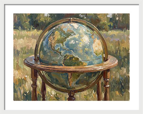 Globe Surrounded By Nature