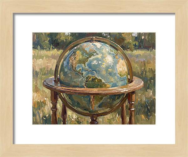 Globe Surrounded By Nature
