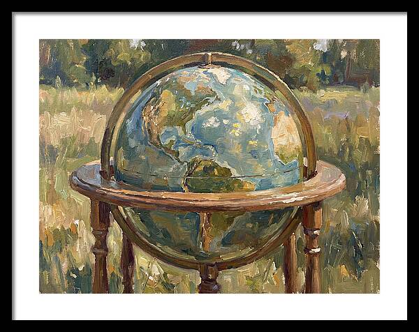 Globe Surrounded By Nature