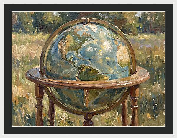 Globe Surrounded By Nature