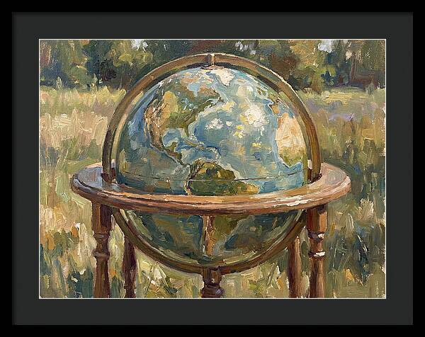 Globe Surrounded By Nature