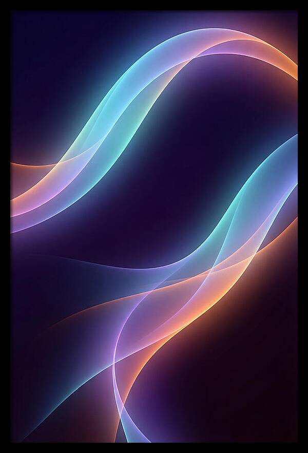 Glowing Neon Waves