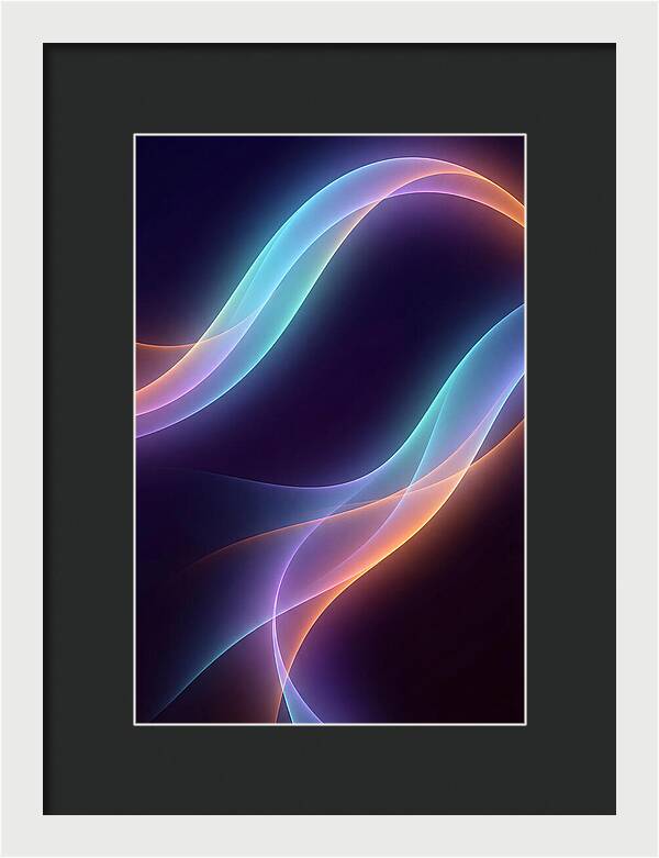 Glowing Neon Waves