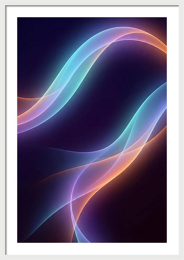 Glowing Neon Waves