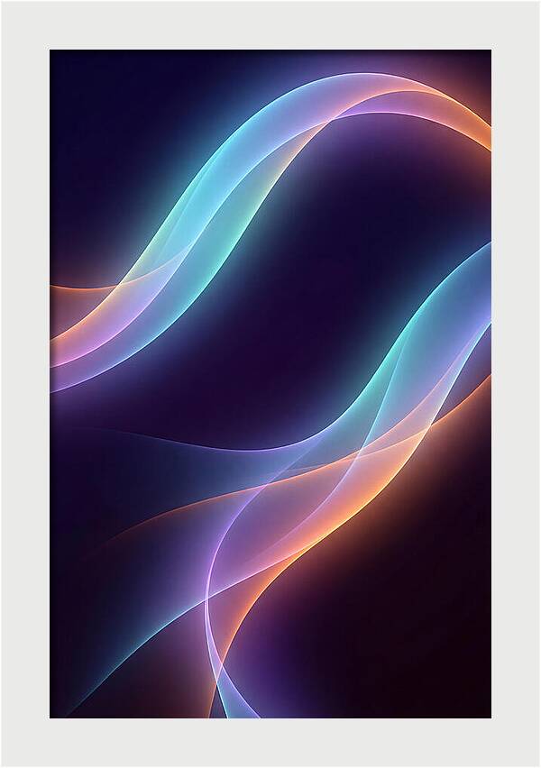 Glowing Neon Waves