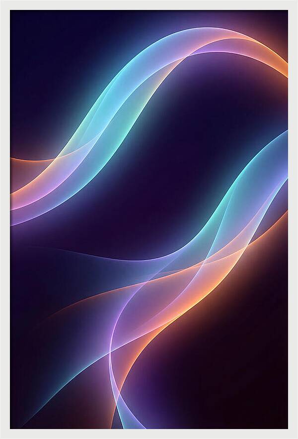 Glowing Neon Waves