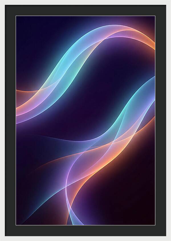 Glowing Neon Waves