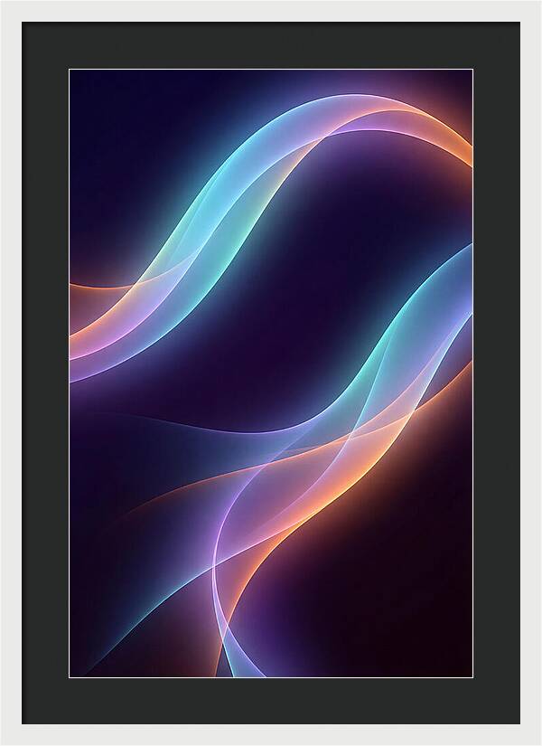 Glowing Neon Waves