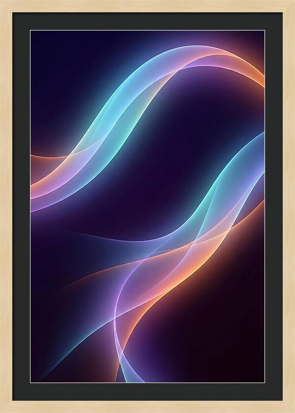 Glowing Neon Waves