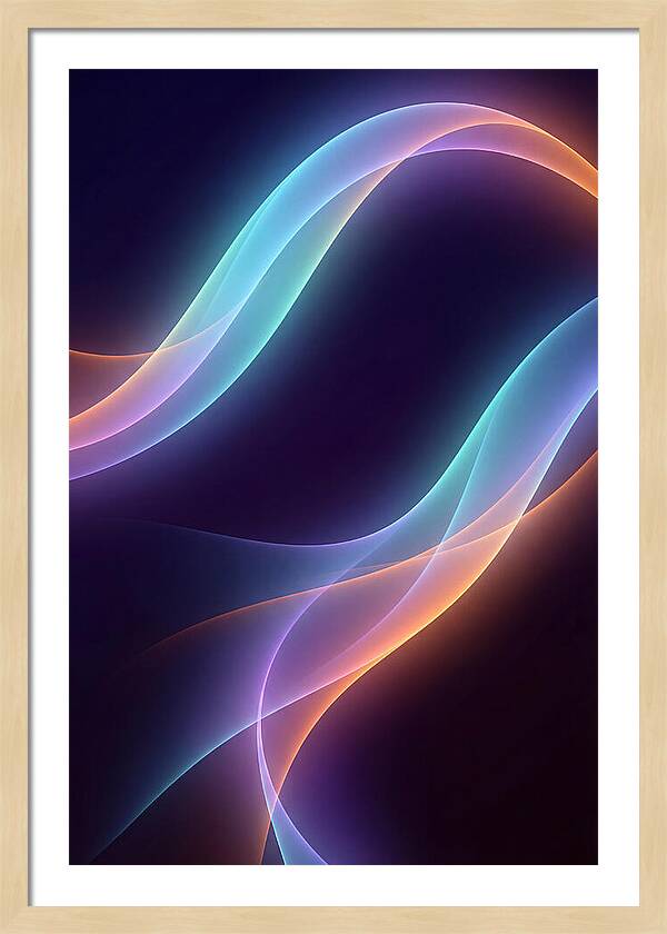 Glowing Neon Waves