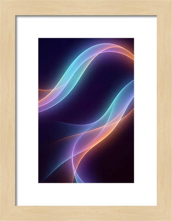 Glowing Neon Waves