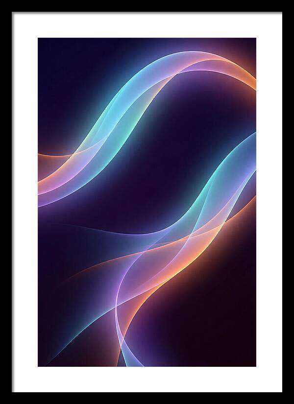 Glowing Neon Waves