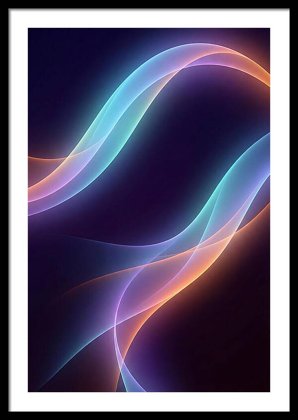 Glowing Neon Waves