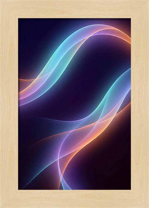 Glowing Neon Waves
