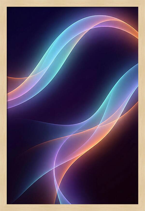 Glowing Neon Waves