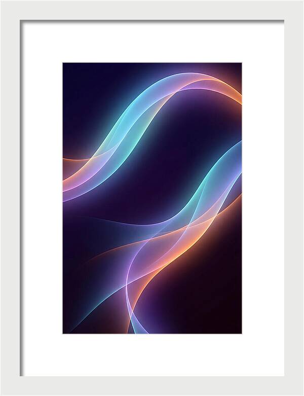 Glowing Neon Waves