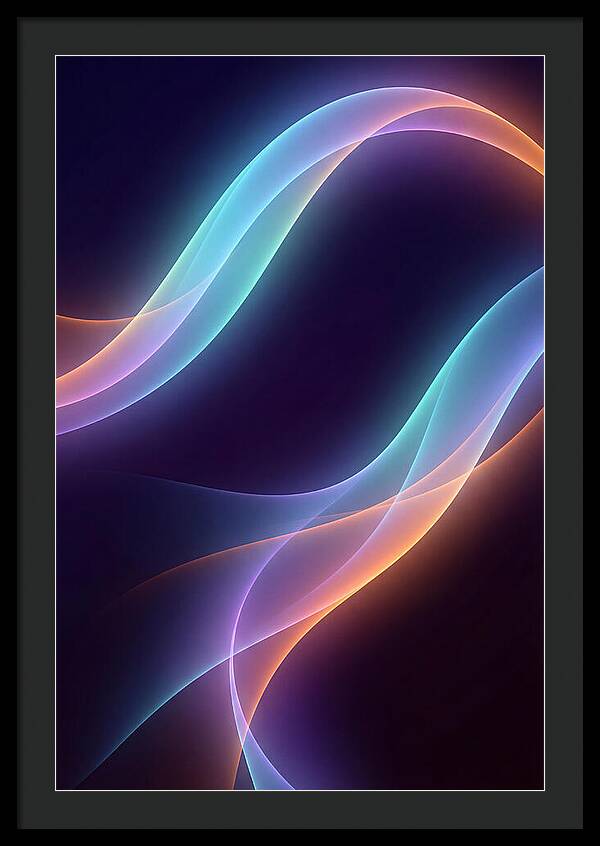 Glowing Neon Waves