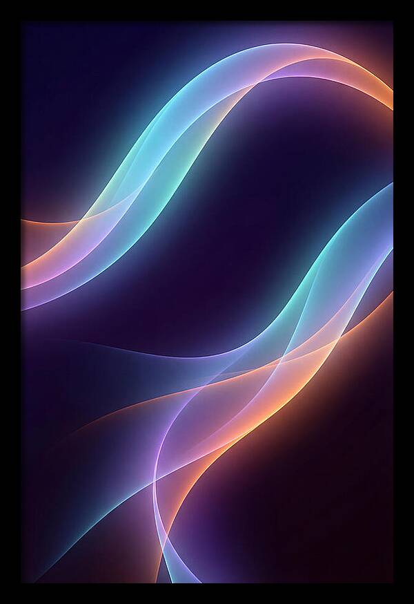 Glowing Neon Waves
