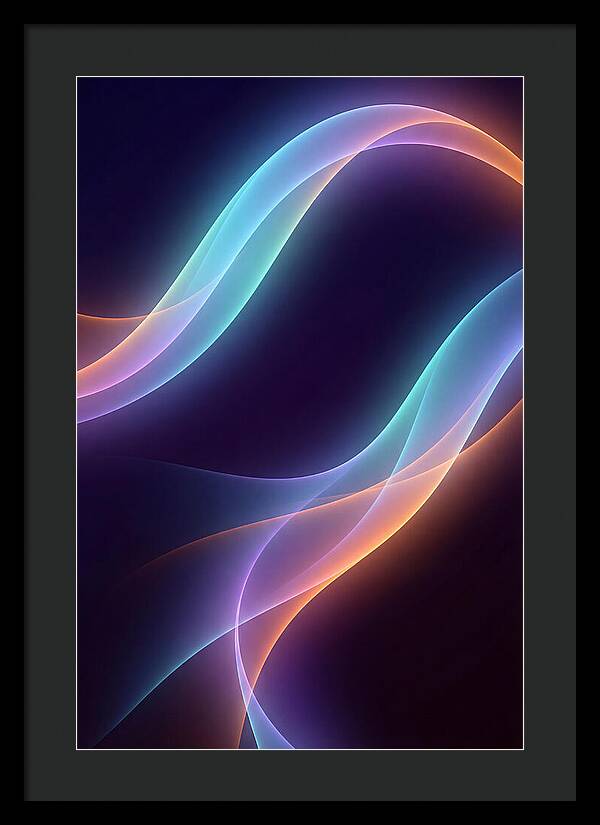 Glowing Neon Waves
