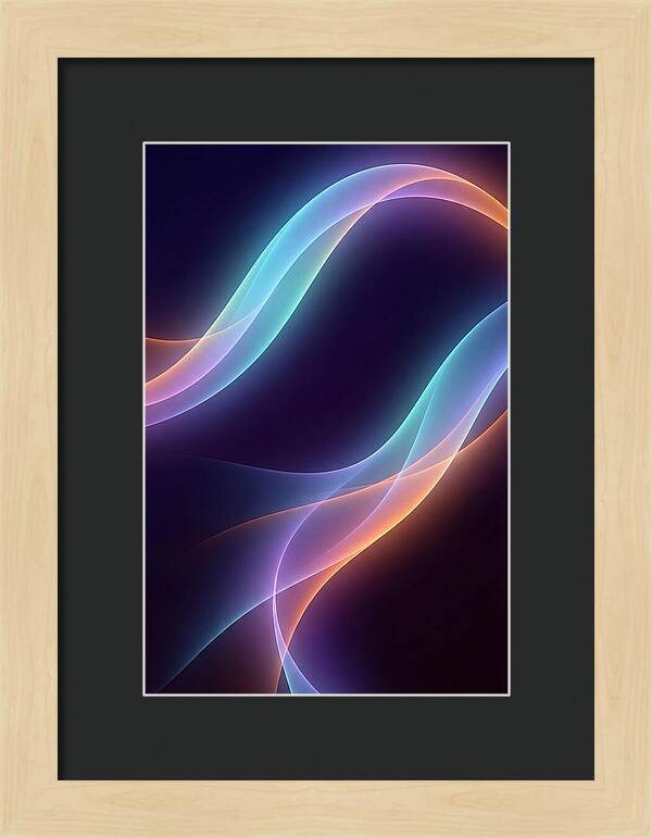 Glowing Neon Waves