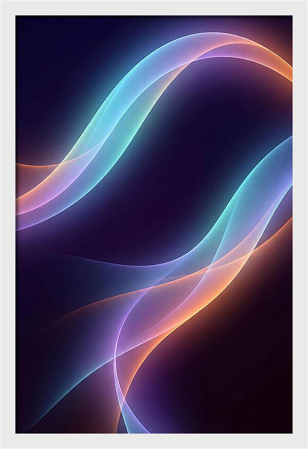 Glowing Neon Waves
