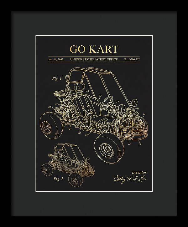 Go Kart Gold Patent Usd500707s1