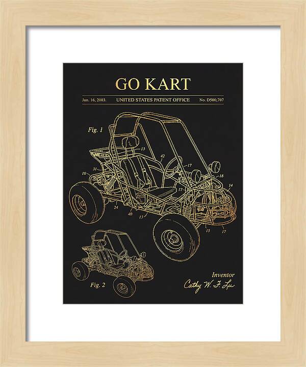 Go Kart Gold Patent Usd500707s1