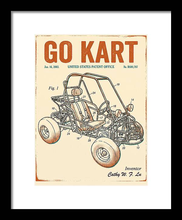 Go Kart Retro Patent Usd500707s1