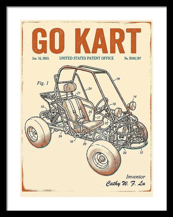 Go Kart Retro Patent Usd500707s1