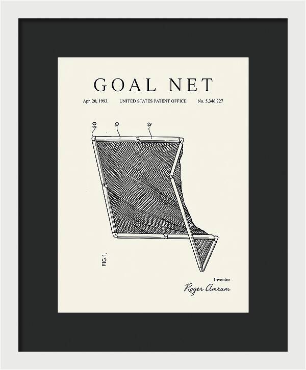 Goal Net Minimalist Patent Us5346227a