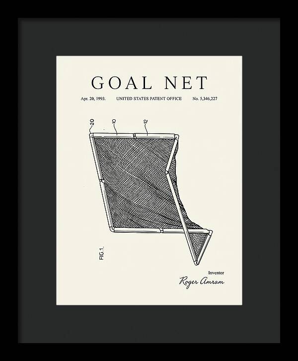Goal Net Minimalist Patent Us5346227a