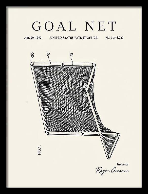 Goal Net Minimalist Patent Us5346227a
