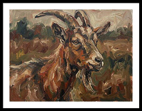 Goat In Expressionist Style