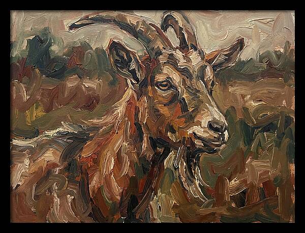 Goat In Expressionist Style