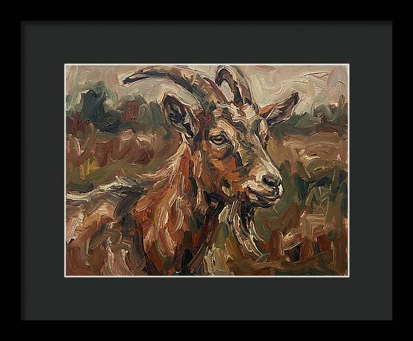 Goat In Expressionist Style