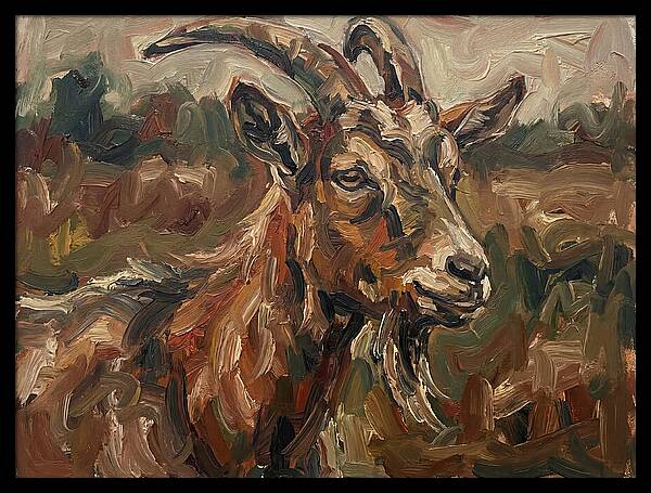 Goat In Expressionist Style