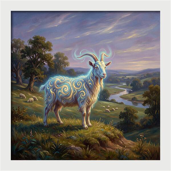 Goat In Nature