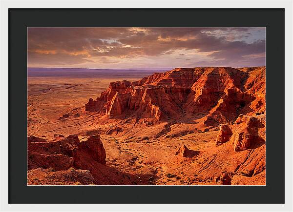 Gobi Desert Sunset Serenity