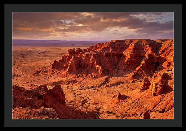 Gobi Desert Sunset Serenity