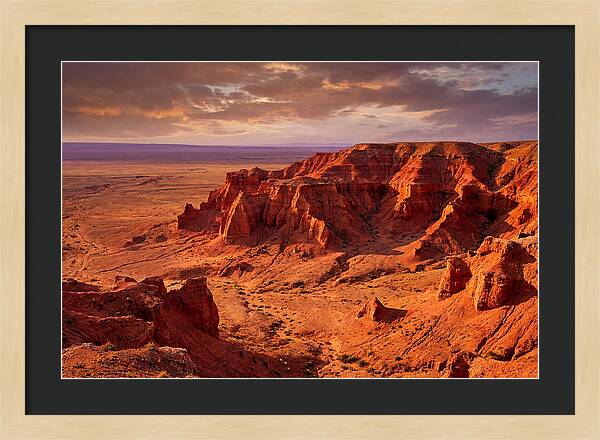 Gobi Desert Sunset Serenity